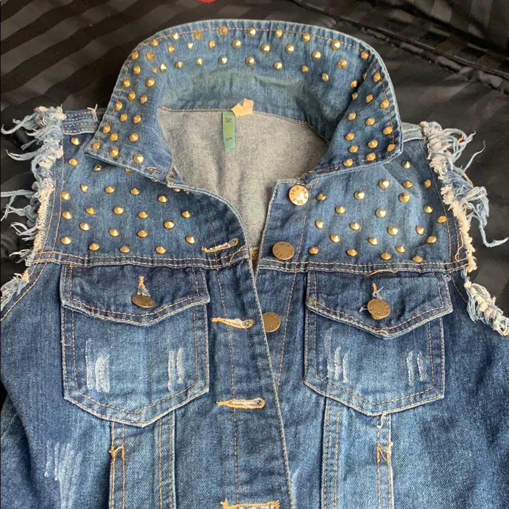 Studded Denim vest - Picture 8 of 8